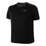 Ropa Nike Nike Dri-Fit Rise 365 Camiseta De Running Hombres-Negro,Plateado