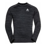 Ropa Odlo Odlo Easy Warm Mid Layer Camiseta De Manga Larga Hombres-Negro