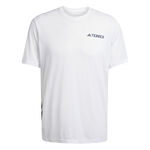 Ropa adidas adidas Terrex XPR Camiseta De Running Hombres-Blanco,Negro