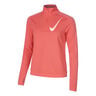 Swoosh Half-Zip Camiseta De Running Mujeres-Berry