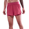 Swift 2in1 Short Pantalones cortos Mujeres-berry, plateado