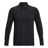 Qualifier Run 1/4 Zip Camiseta De Running Hombres-Negro