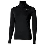 Ropa Mizuno Mizuno Core Impulse Half Zip Camiseta de running Mujeres - negro, 