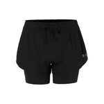 Ropa Under Armour Under Armour Velociti Pro 4in 2n1  Pantalones cortos Mujeres-negro, plateado
