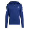 Own The Run Winter Half-Zip Chaqueta Para Correr Hombres-Azul Oscuro