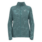 Ropa Odlo Odlo Zeroweight Print Chaqueta Para Correr Mujeres-Azul-gris
