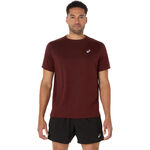Ropa ASICS ASICS Core Camiseta De Running Hombres-Rojo Vino