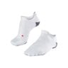 RU5 Race Invisible Calcetines para correr Mujeres-blanco, gris