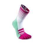 Ropa UYN UYN Runner's Five Calcetines Para Correr Mujeres-Blanco,Verde