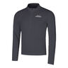 Pacer Flash Half-Zip Camiseta De Running Hombres-Gris Oscuro