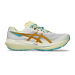 Zapatillas para correr ASICS ASICS Fuji Speed 4 Zapatilla trail Unisex-crema, caramelo