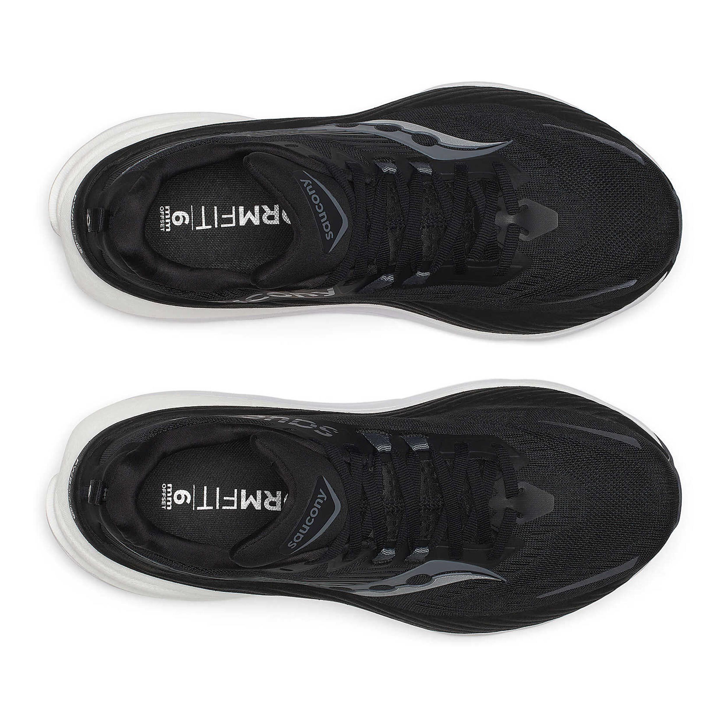 Comprar Saucony Hurricane 24 Wide Zapatilla De Estabilidad Hombres Negro Antracita en talla 48 online Running Point ES