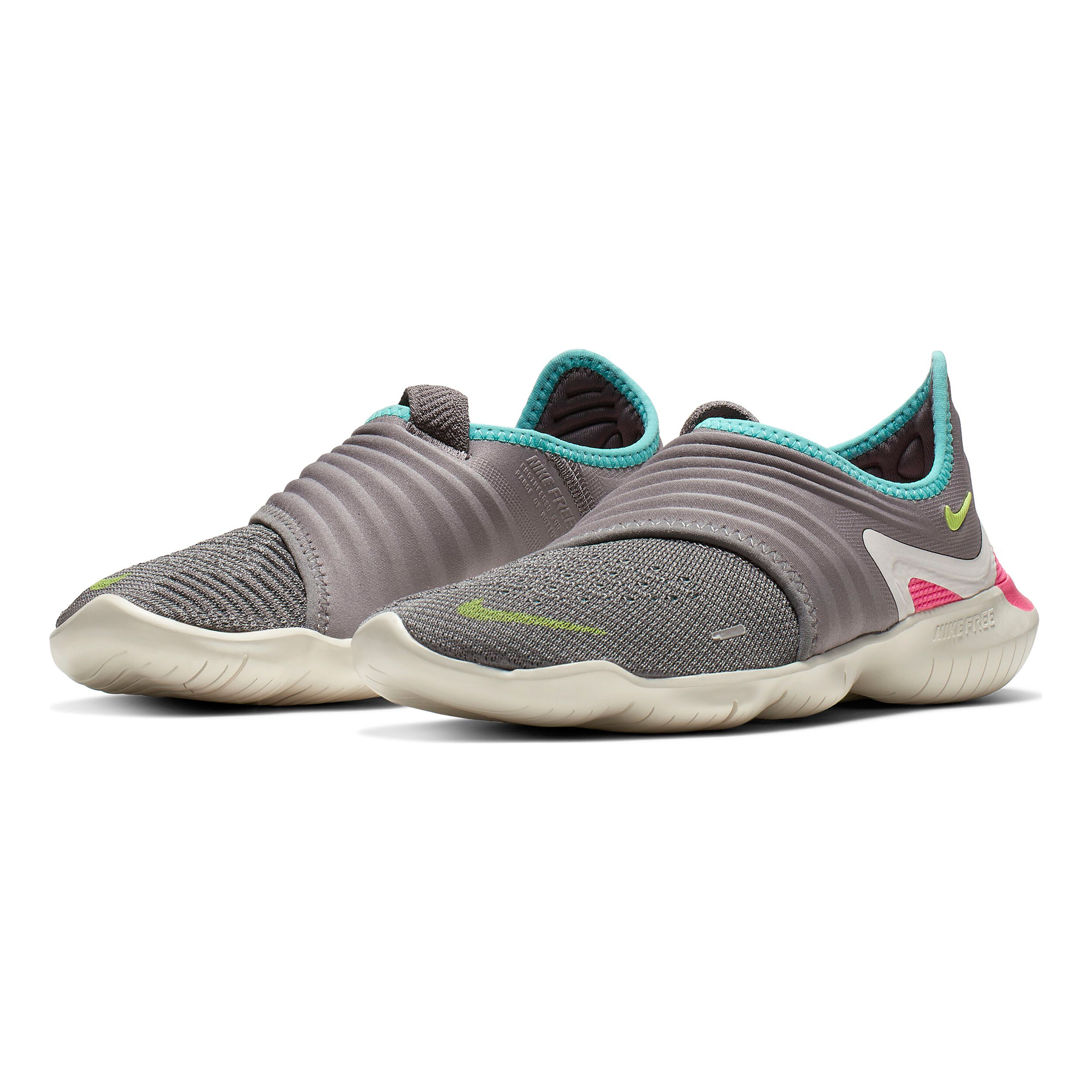 Comprar Nike Free Flyknit 3.0 Zapatillas Natural Running Mujeres Gris Gris Oscuro en talla 37 5 online Running Point ES