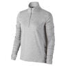 Element Half-Zip Camiseta De Manga Larga Mujeres-Gris Claro,Plateado