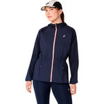 Ropa ASICS ASICS Road Chaqueta para correr Mujeres-azul oscuro