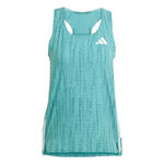 Ropa adidas adidas Adizero Singlet Camiseta De Running Mujeres-Turquesa,Verde Oscuro