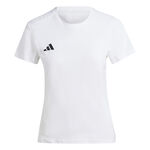 Ropa adidas adidas Adizero Essential Camiseta De Running Mujeres-Blanco