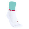 RU4 Endurance Compression Calcetines Para Correr Mujeres-Blanco,Turquesa