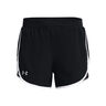Fly By Elite 5in Shorts Mujeres-Negro,Blanco