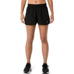 Ropa ASICS ASICS Core Split Pantalones Cortos Mujeres-Negro