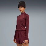 Ropa Puma Puma Velocity Cloudspun 1/4 Zip Camiseta De Running Mujeres-Rojo