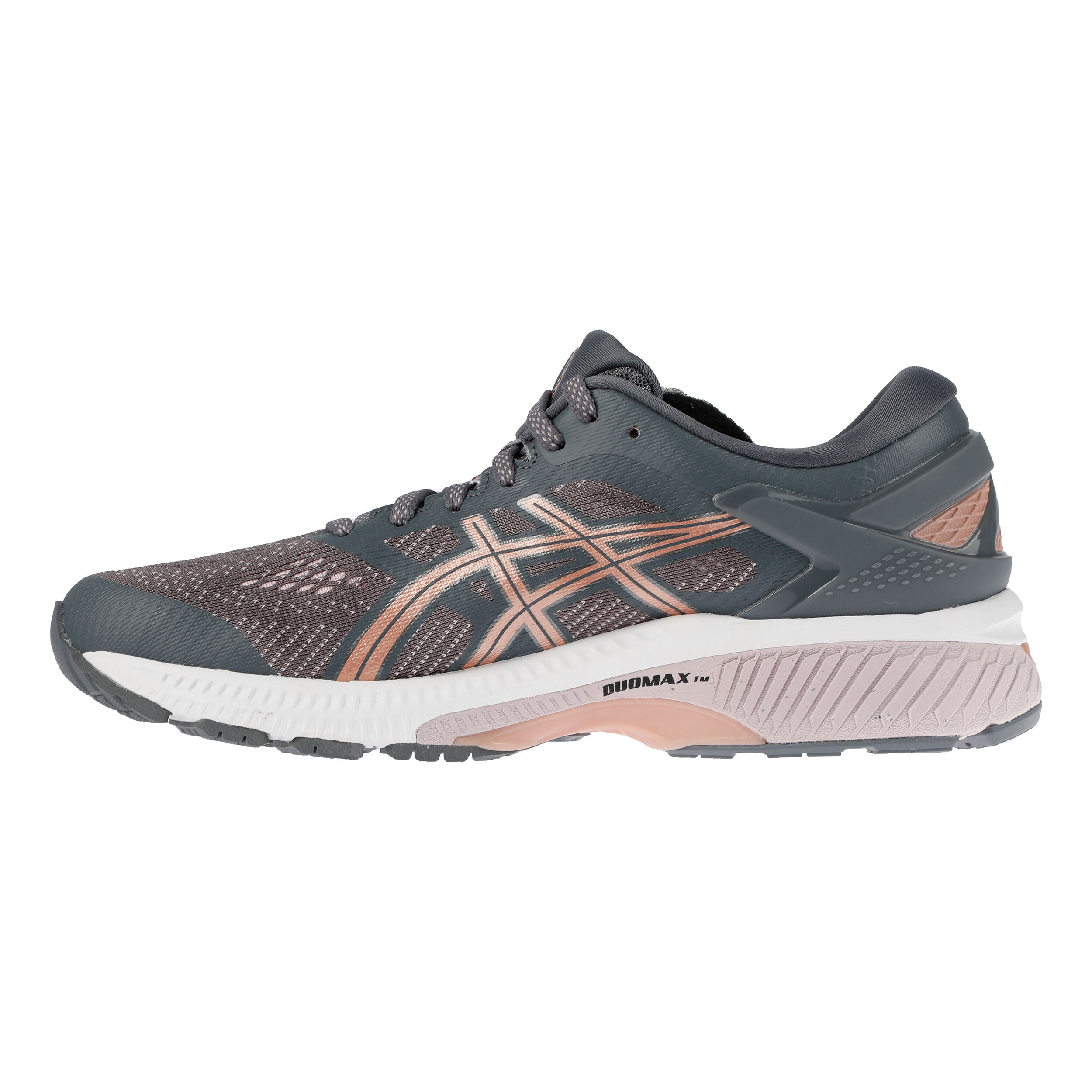 Comprar ASICS Gel Kayano 26 Zapatilla De Estabilidad Mujeres Gris Oscuro Dorado online Running Point ES