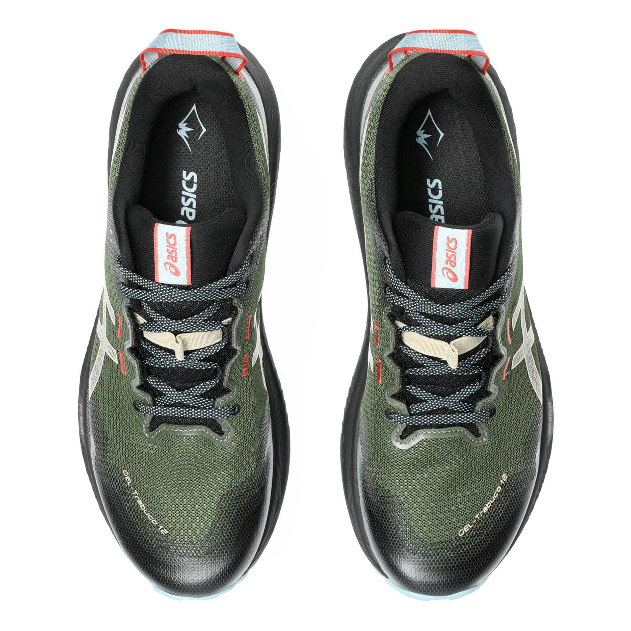 Comprar ASICS Gel Trabuco 12 Zapatilla Trail Hombres Verde Oscuro Gris online Running Point ES