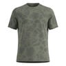 Zeroweight Engineered Chill-Tec Camiseta De Running Hombres-Oliva