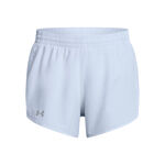 Ropa Under Armour Under Armour Fly By 3in Pantalones Cortos Mujeres-Azul Claro
