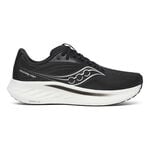 Zapatillas para correr Saucony Saucony Ride 18 Wide Zapatilla Neutral Hombres-Negro,Blanco