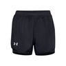 Fly By 2.0 2in1 Shorts Mujeres-Negro,Plateado