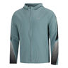 Velociti Storm Hooded Chaqueta Para Correr Hombres-Azul-gris,Negro