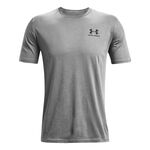 Ropa Under Armour Under Armour Sportstyle Left Chest Camiseta De Manga Corta Hombres-Gris,Negro
