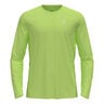 Zeroweight Chill-Tec Crew Neck Camiseta de manga larga Hombres - verde claro, 