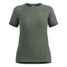 Essential Seamless Camiseta de running Mujeres-oliva