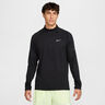 Stride Half-Zip Camiseta de running Hombres - negro, plateado