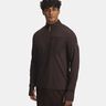 Trail Run Quarter-Zip Camiseta De Running Hombres-Marrón