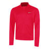 Pacer Half-Zip Camiseta De Running Hombres-Rojo