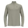 Essential 1/2 Zip Camiseta de running Hombres-gris