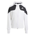 Ropa adidas adidas Adizero Chaqueta Para Correr Hombres-Blanco