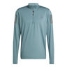 Own The Run Half-Zip Camiseta De Running Hombres-Verde Oscuro