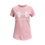 Ropa Under Armour Under Armour Sportstyle Logo Camiseta de manga corta Chicas - rosa, blanco