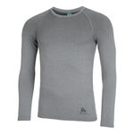 Ropa Odlo Odlo BL Top Crew Neck Performance Light Eco Top De Running Hombres-Gris