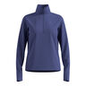 Essential Thermal Midlayer 1/2 Zip Camiseta De Running Mujeres-Azul