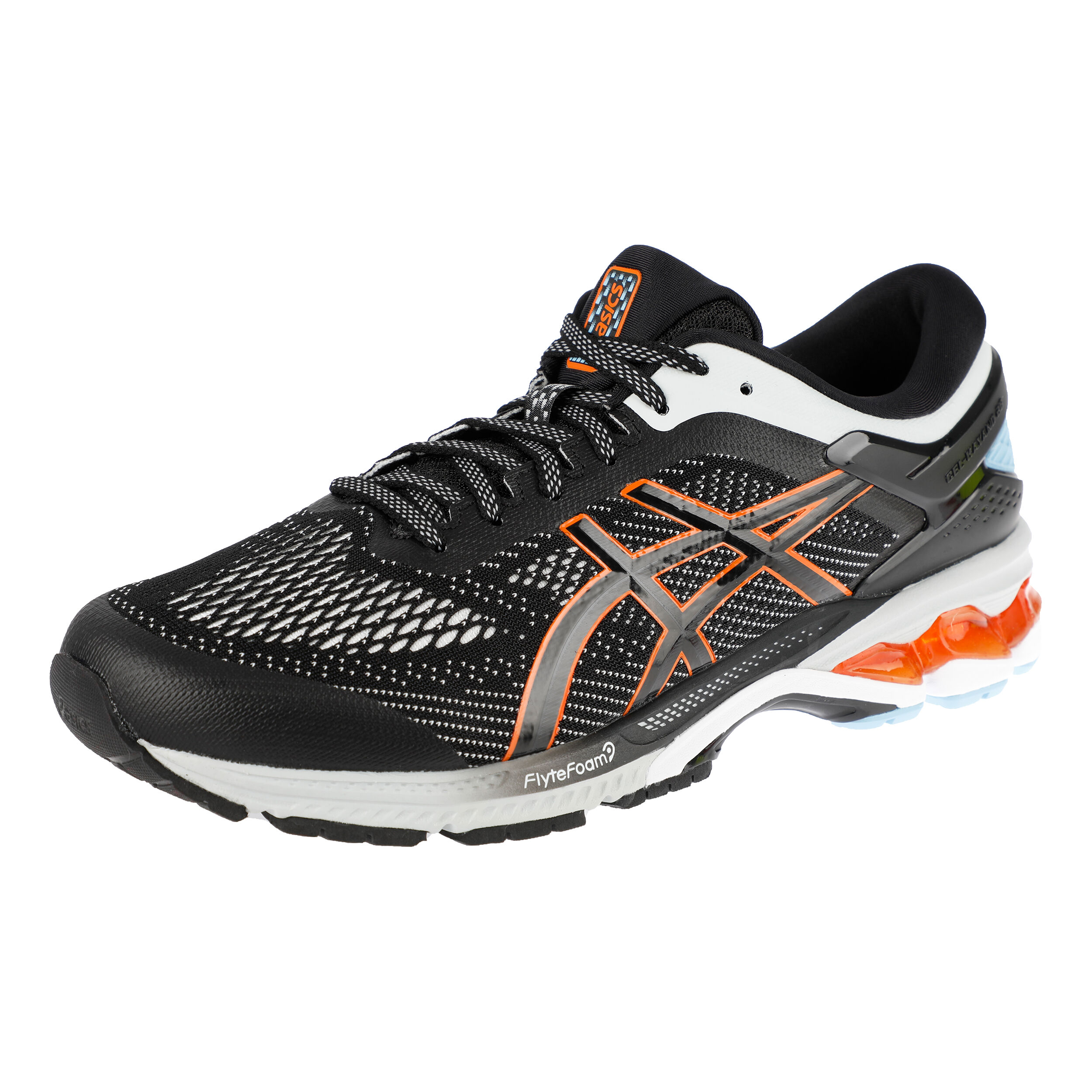 Comprar ASICS Gel Kayano 26 Zapatilla De Estabilidad Hombres Negro Blanco online Running Point ES