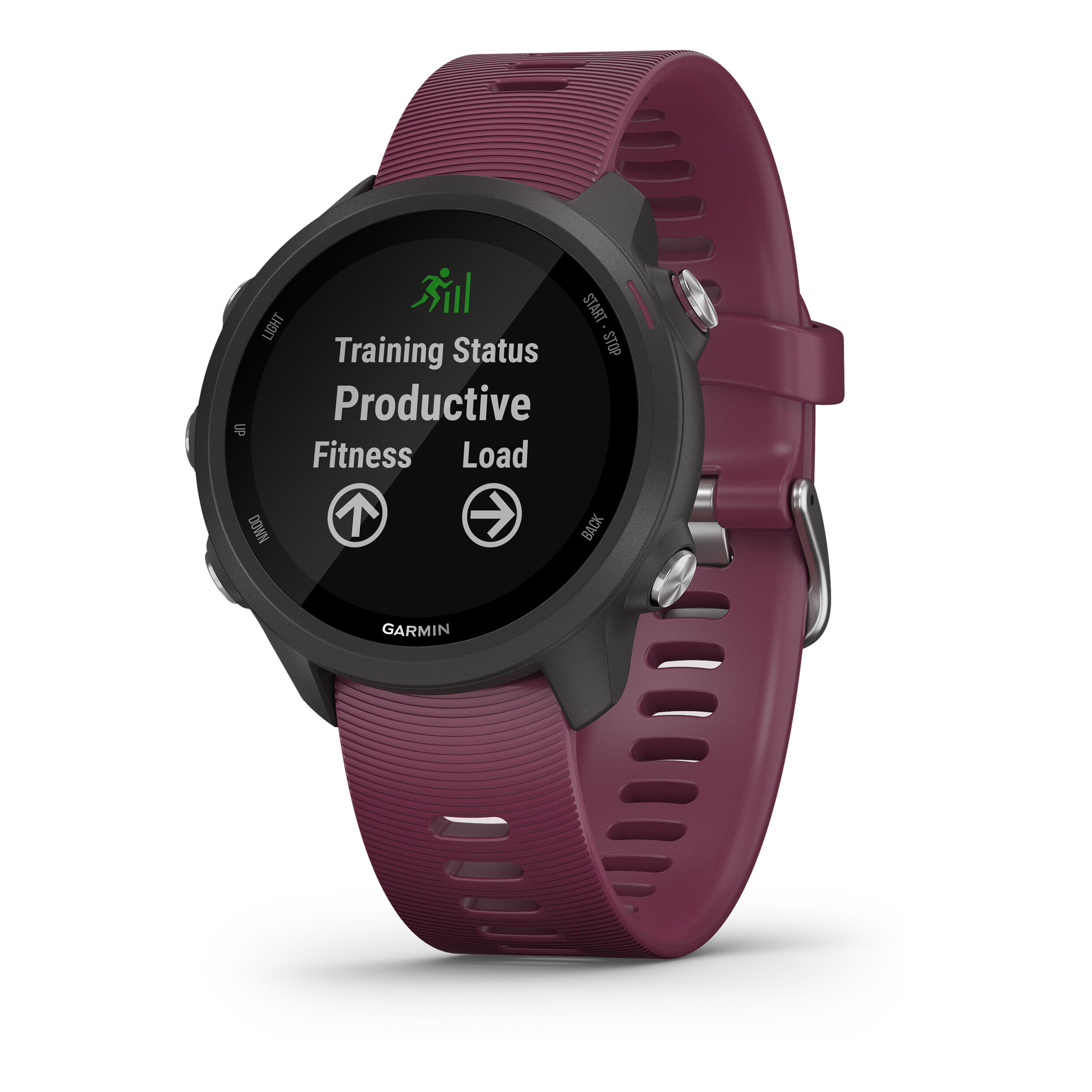 Comprar Garmin Forerunner 245 Reloj Con Pulsometro Berry Negro online Running Point ES