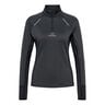 Mesa Half-Zip Top De Running Mujeres-Negro