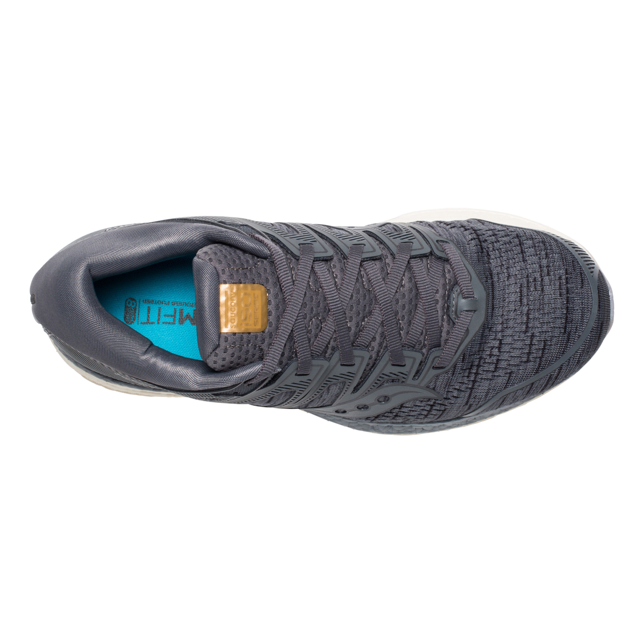 Comprar Saucony Hurricane Iso 5 Zapatilla De Estabilidad Hombres Gris Oscuro Azul Oscuro online Running Point ES