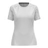 Essential Print Crew Neck Camiseta De Running Mujeres-Blanco