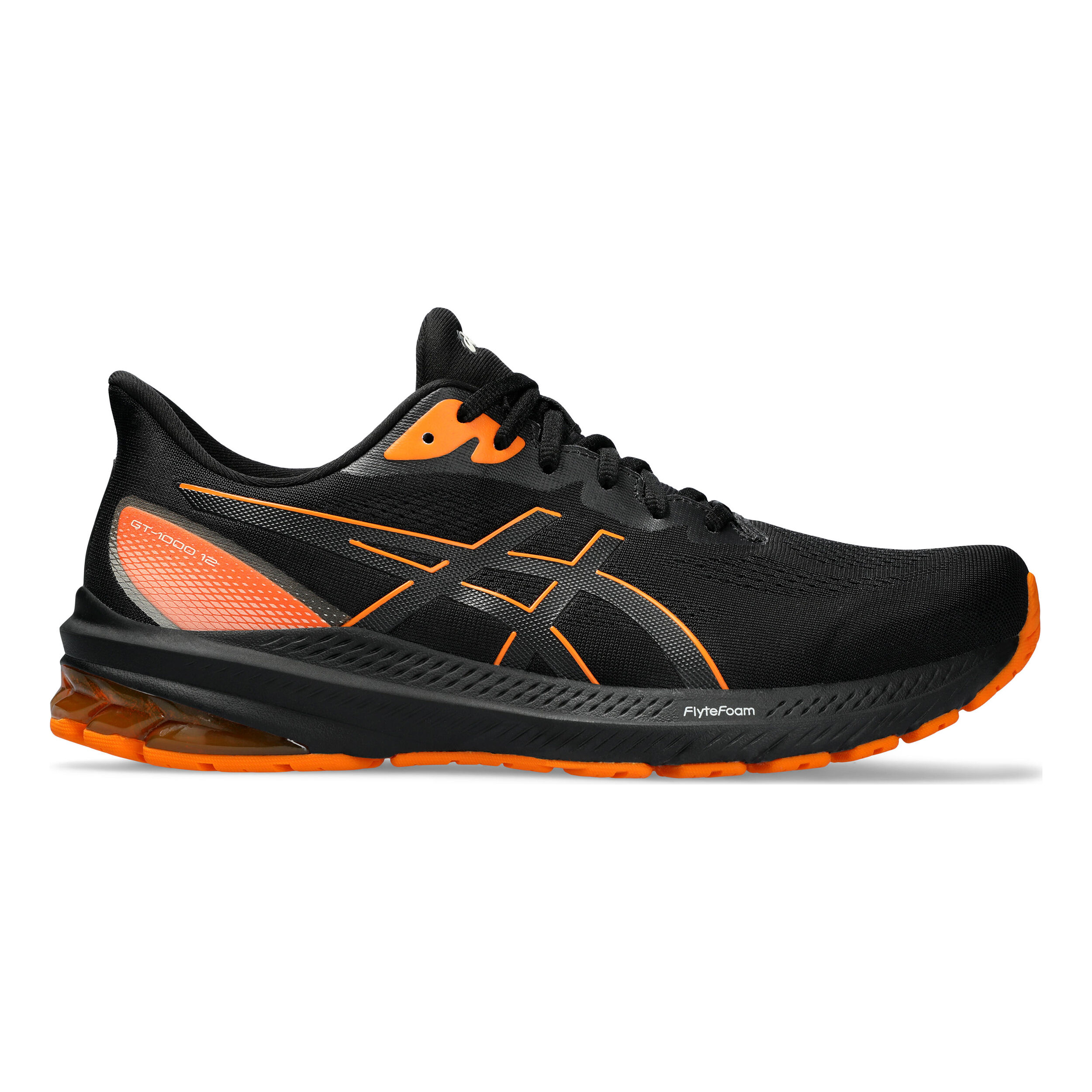 Comprar ASICS GT 1000 12 GTX Zapatilla De Estabilidad Hombres Negro Naranja online Running Point ES